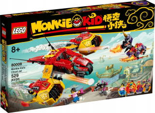 Stavebnica LEGO Monkie Kid - Lego Monkie Kid 80008 Jet Monkie Kida New