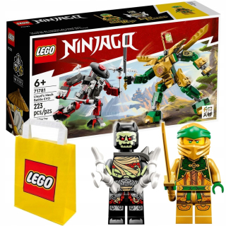 Stavebnica LEGO Ninjago - Lego Ninjago 71781 Roboty Green Moss Gold Ninja