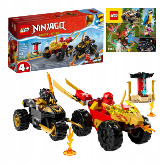 Stavebnica LEGO Ninjago - LEGO NINJAGO BITKA A CAR A MOTOCYCLE (71789)