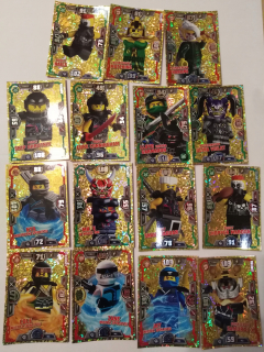 LEGO NINJAGO CARD Series 3 limitovaná edícia skvelá sada 15 rôznych kariet