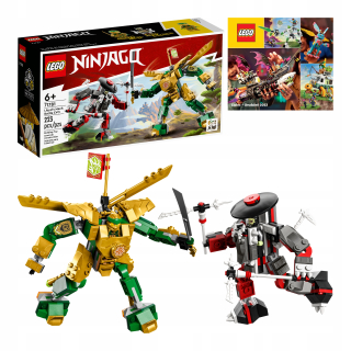 Lego Ninjago - Lloyd Clash s Evo Mech (71781) + Nový katalóg Lego