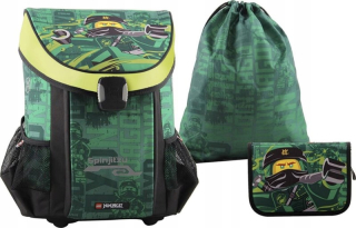 Aktovka, školská taška - LEGO NINJAGO Školská taška, peračník, taška Lloyd