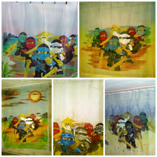 Závesy do detskej izby - Lego Ninjago firana záves záclona záclony