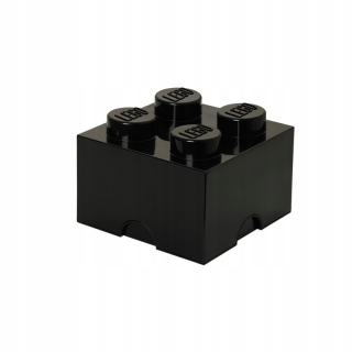 Lego kontajner 25cm KLOCEK 4 BOX BLACK