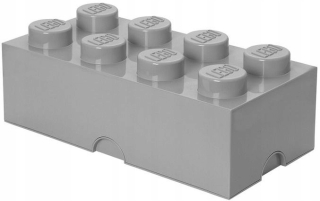 Lego Container Klocek 8 Box Gray Big