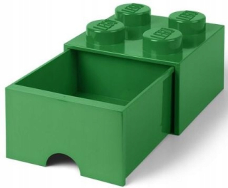 Lego kontajner so zásuvkou Klocek 4 zelené polia