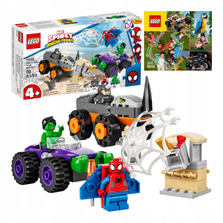 Stavebnica LEGO Super Heroes - LEGO Spider-Man Hulk VS Rhino Clash AUT (10782)