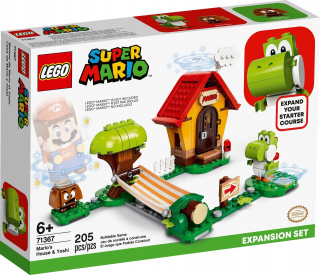 Stavebnica LEGO Super Mario - Lego Super Mario - Yoshi a Dom Mario 71367