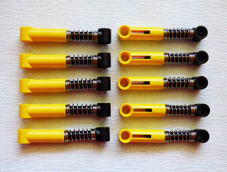 LEGO TECHNIC, TLUMIČE 10 ks 731c07 - žltá