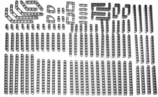 LEGO TECHNIC Belka LUFTARM DIRECTARY 1x15 ~ 1X2