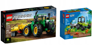 Stavebnica LEGO Technic - LEGO Technic John Farming + Tractor City Free!