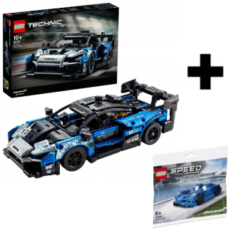LEGO Technic McLaren Senna GTR 42123 Set + Darčeková sada LEGO 30343