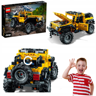 Stavebnica LEGO Speed Champions - LEGO TECHNICS JEEP WRANGLER TRUCKER NAVIJÁK