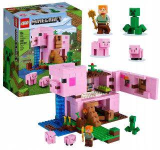 LEGO súprava - Dom Minecraft v tvare ošípaných
