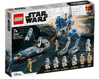 Stavebnica LEGO Star Wars - Vojaci Lego Klona z 501. légie 75280 Śmigacz