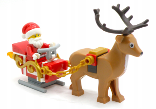LEGO sane Santa Claus sob vianočný darček hol284 51493c01pb01 10275