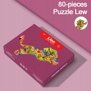 Lew puzzle pre deti od 4 rokov veku
