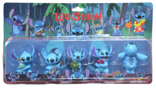 Rozprávková postavička - Lilo a Stitch Set veľkých figúrok 5 ks