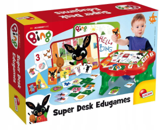 Interaktivny stolik pre deti - Lisciani Desk Vzdelávací stôl 75874 Bing
