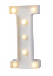 Písmená žiariace gule LED Light Litter lampy a