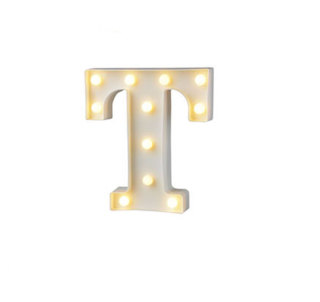 Listy žiariace gule LED Light málo svetla T