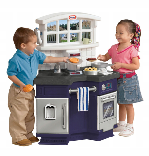 Detská kuchynka - Little Tikes Cuisine Bide-by-Side + príslušenstvo