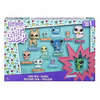 Zberateľská figúrka - Littlest Pet Shop Veselá posádka 11 figúrky C1673