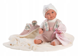 Španielska bábika - Panenka LLorens 42 cm BABY Mimi LAUGHTER 74080