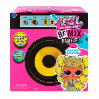 Bábika -  LOL Flip prekvapenie Doll Remix Hair s hudbou