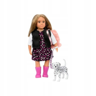 LORI: Bábika GIA so psíkom 15cm 31058