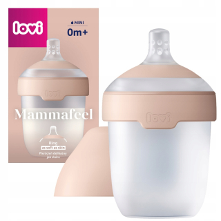 Fľaša na kŕmenie LOVI Mammafeel 150ml s dynamickým cumlíkom 0m+