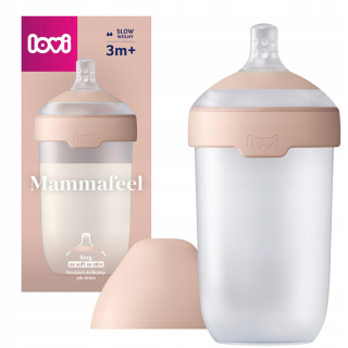 Fľaša na kŕmenie LOVI Mammafeel 250 ml s dynamickým cumlíkom