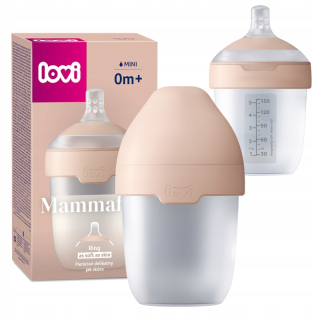 Fľaša na kŕmenie LOVI Mammafeel 150ml s dynamickým cumlíkom 0m+