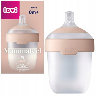 Fľaša na kŕmenie LOVI Mammafeel 150ml s dynamickým cumlíkom 0m+