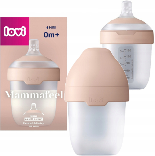 LOVI Mammafeel dojčenská fľaša 150ml s dynamickým cumlíkom 0m+