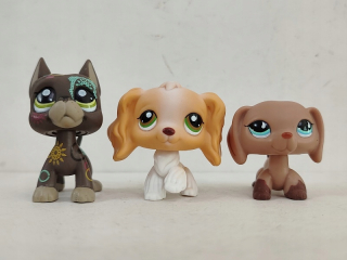 LPS Littlest Pet Shop koty&pies 3ks