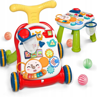 Hračka na tlačenie - LT265 Interactive Walker Pusher Tabuľka 5in1