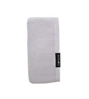 Deka Lullalove 90 x 90cm odtiene sivej a striebornej