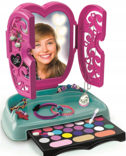 Make-up zrkadlo Bláznivý Chic toaletný stolík set