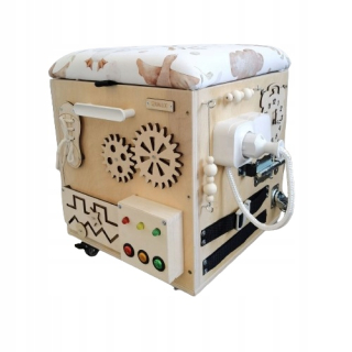 LUX Handling Box Sedadlo Kontajner pre husacie hračky 5v1