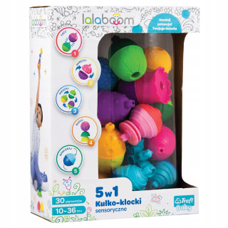 Zvukova hračka - KIT LALABOOM KIT - 30 prvkov 61079