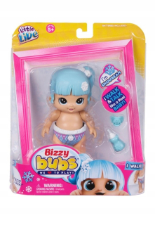 Bábika Bizzy Bubs - Doll Snowflake Bizzy Bubs Malý živý