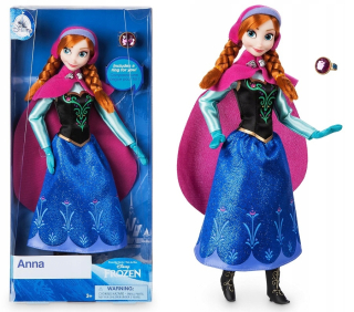 Bábika Frozen Elsa - Bábika Anna Disney Store Mrazené krajiny ľadu