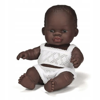 Španielska bábika - Doll Bobas Girl African 21 cm Miniland