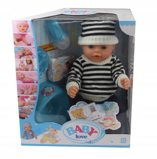 Bábika Born Baby - Doll Dieťatko Detská láska