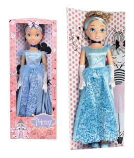 Bábika princezná - Bábika Popelka BIG 80cm Lala Smile Play BD2001B