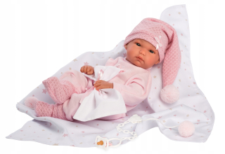 Španielska bábika - LLORENS Bimba CON MUSENIN 63560 35cm