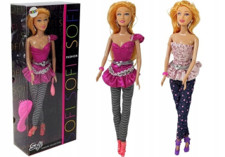 Dráha pre deti, stavebnica - Doll model s príslušenstvom. Dlhé vlasy