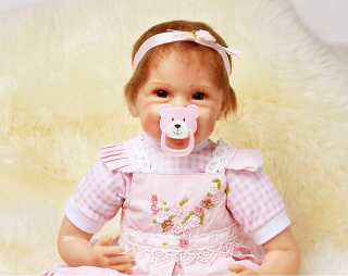 Bábika novorodenec - Doll Reborn Baby Doll Realistická Doll