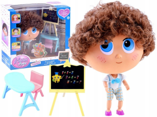 Dráha pre deti, stavebnica - Doll Tymek Fun in School Board Desk ZA3699